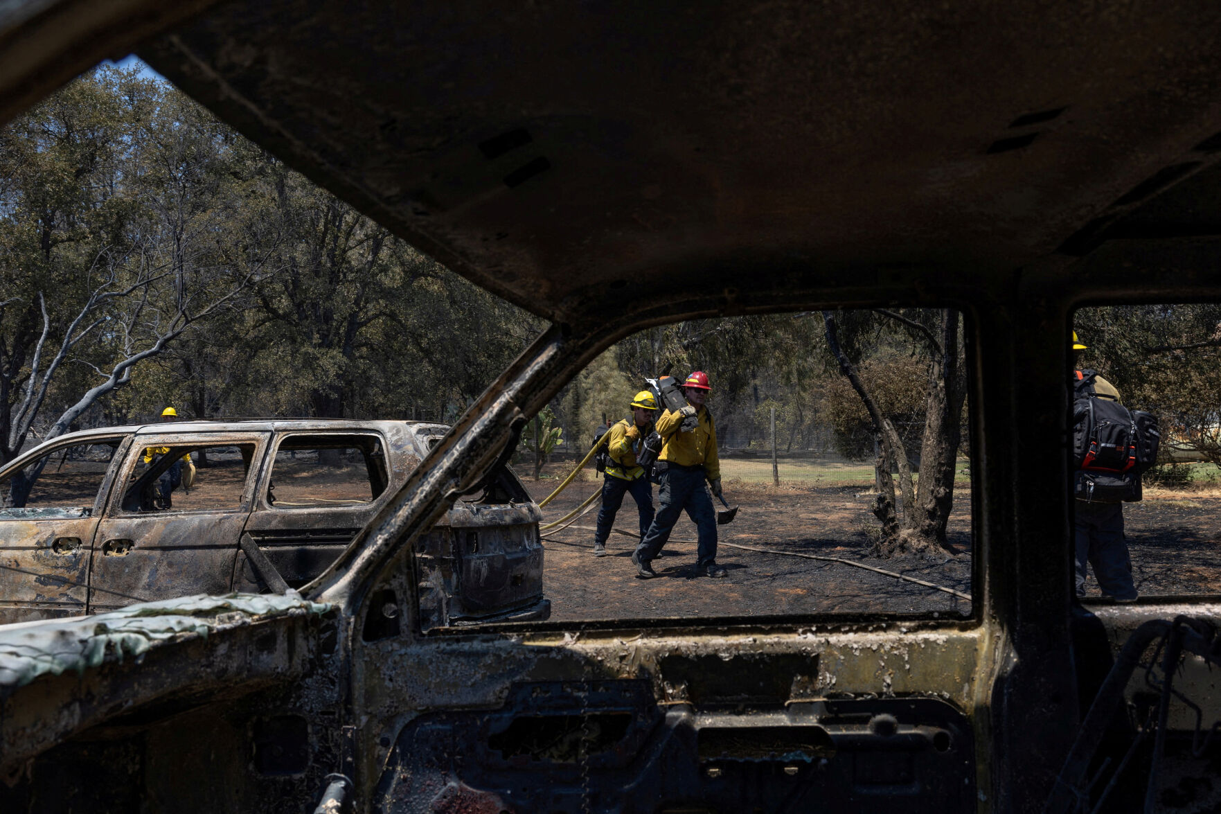 Firefighters make progress against California wildfire, but heat and fire risks grow in the West